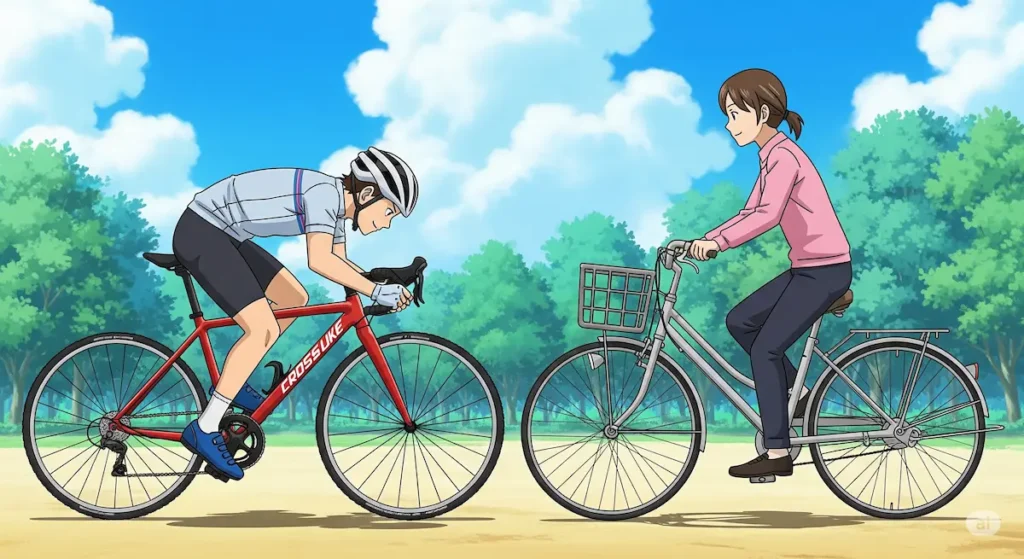 difference-in-saddle-height-between-cross-bike-and-mamachari