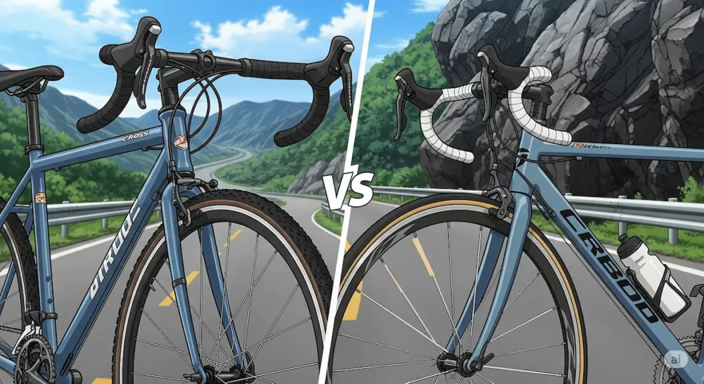 comparison-between-cross-bike-and-road-bike