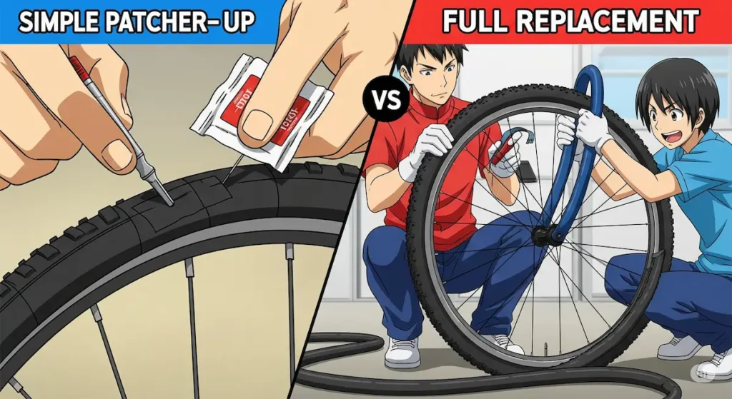 difference-between-puncture-repair-and-tire-replacement-cost