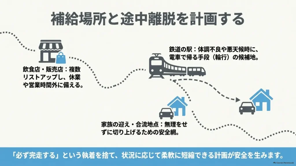 cross-bike-long-ride-support-point-safety-net-map