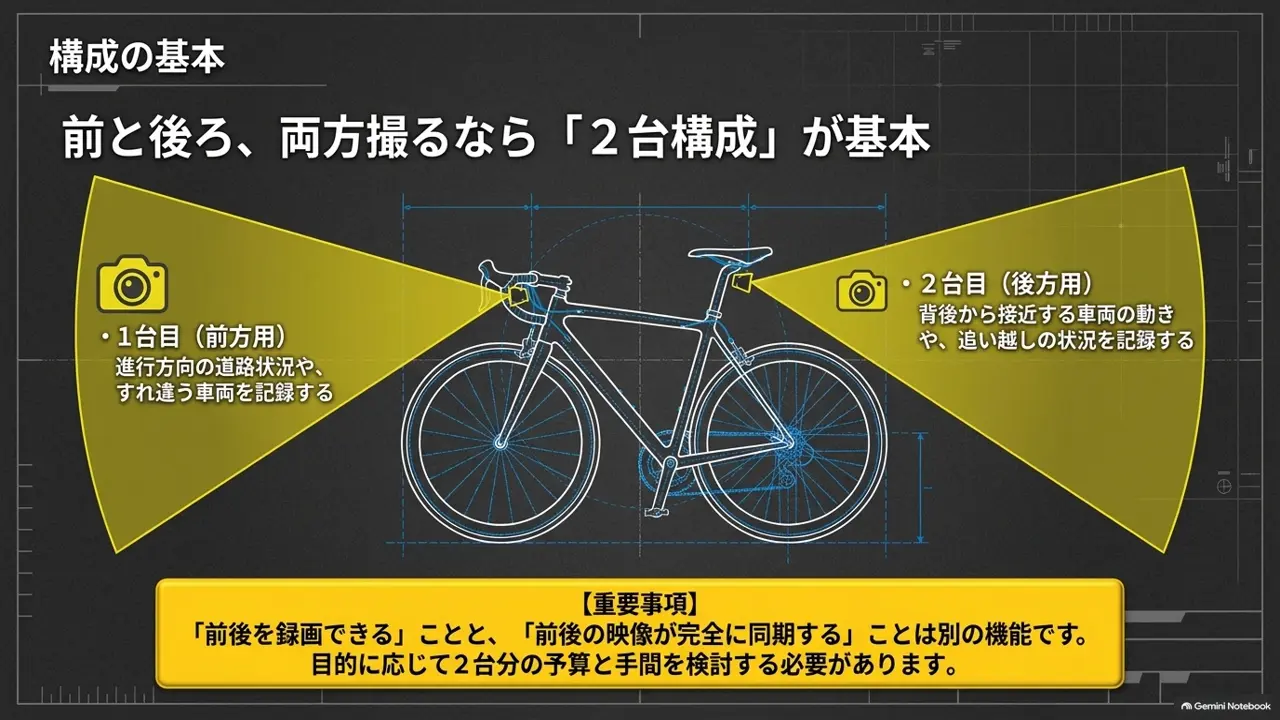 road-bike-dashcam-front-rear-two-camera-setup