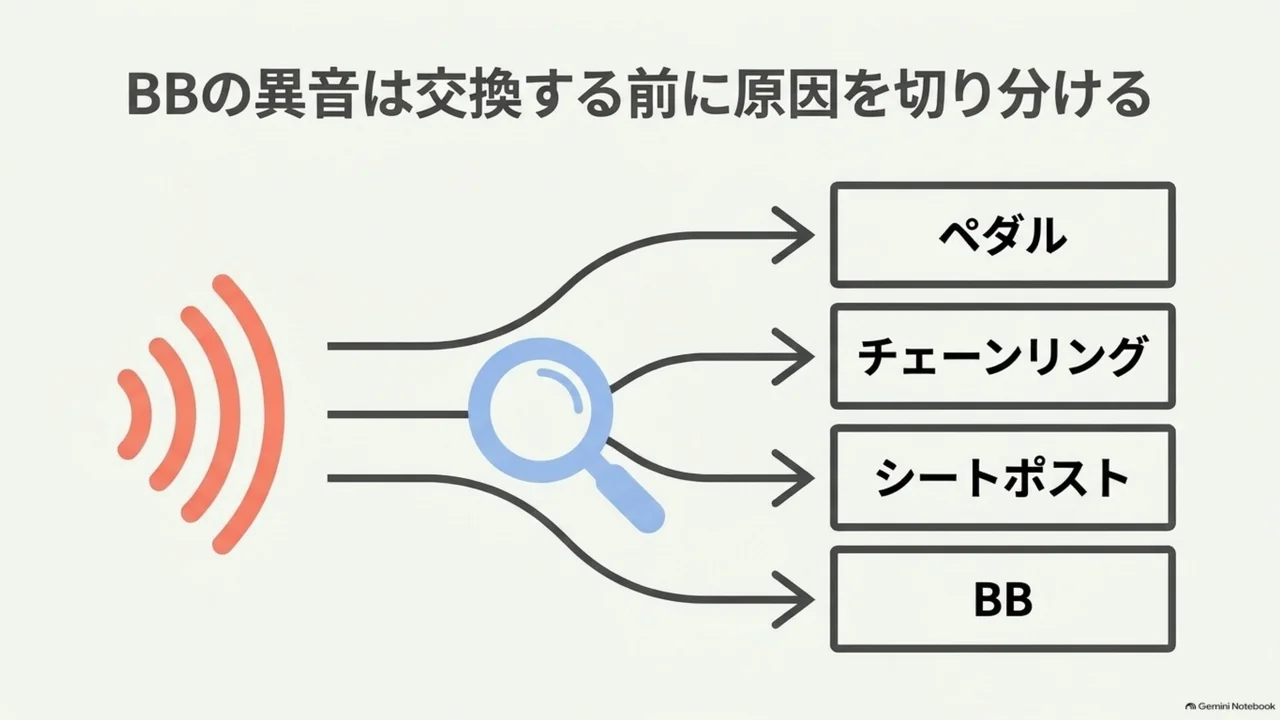 bb-noise-source-diagnosis-before-replacement