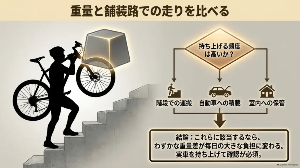 cross-bike-weight-carrying-frequency-stairs-car-storage-diagram