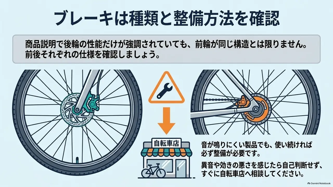 ママチャリの値段相場|ブレーキは種類と整備方法を確認のスライド