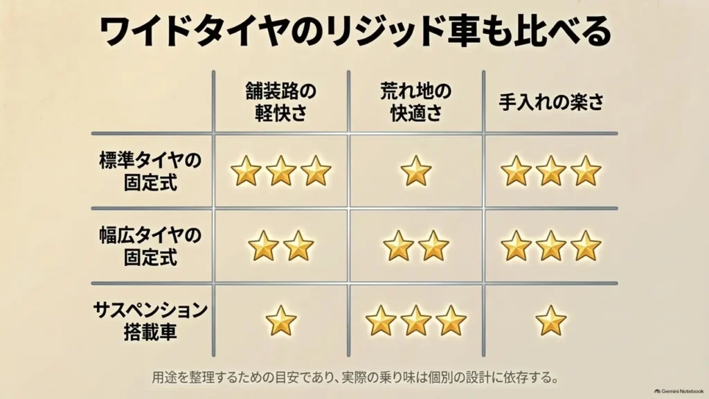 cross-bike-tire-type-comparison-star-rating-table