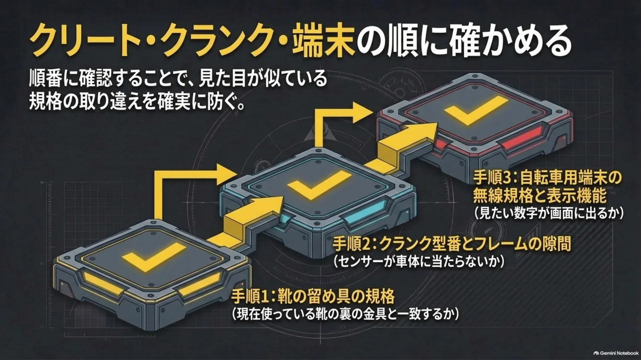 power-meter-cleat-crank-head-unit-check-steps