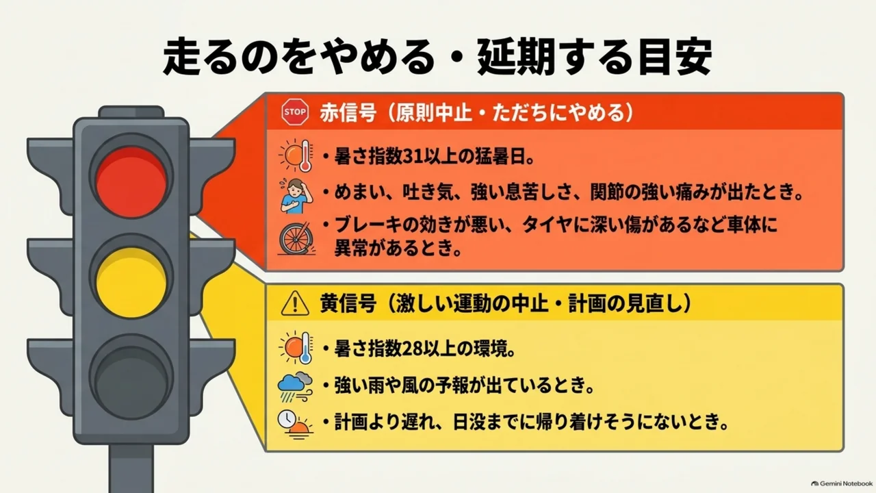 road-bike-100km-stop-or-postpone-traffic-light-criteria