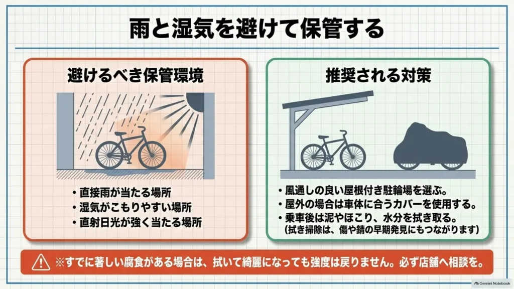 mamachari-rain-humidity-storage-precaution-diagram