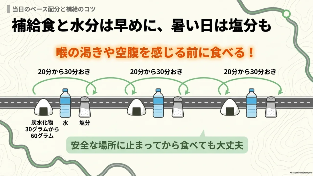 road-bike-100km-fueling-every-20-30-minutes-timeline