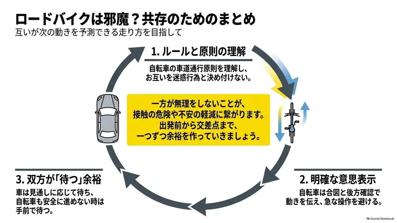 road-bike-coexistence-summary-three-point-cycle-diagram