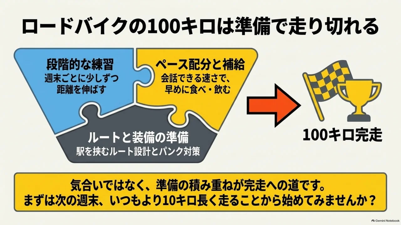 road-bike-100km-summary-practice-pace-route-puzzle