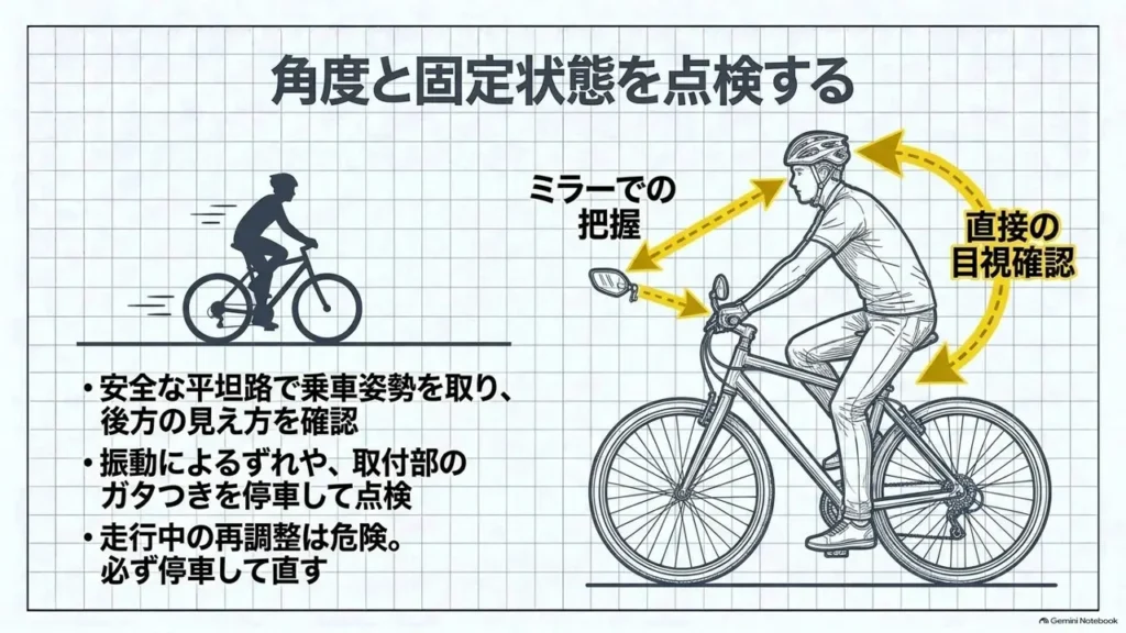 cross-bike-mirror-angle-fixing-inspection-riding-position